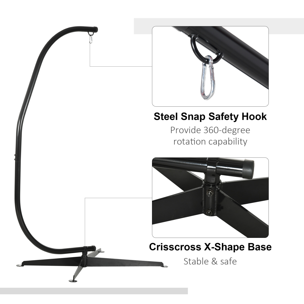 cortex-london-windsor-heavy-duty-metal-hammock-chair-stand