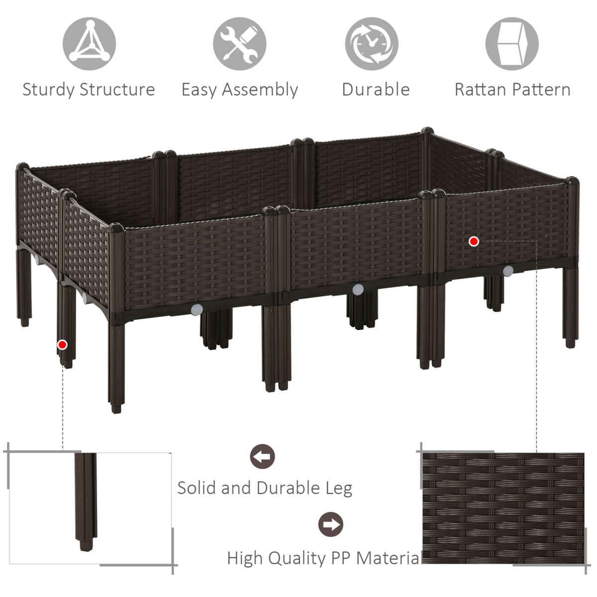 cortex-london-york-six-piece-stackable-raised-garden-bed-with-drainage-holes