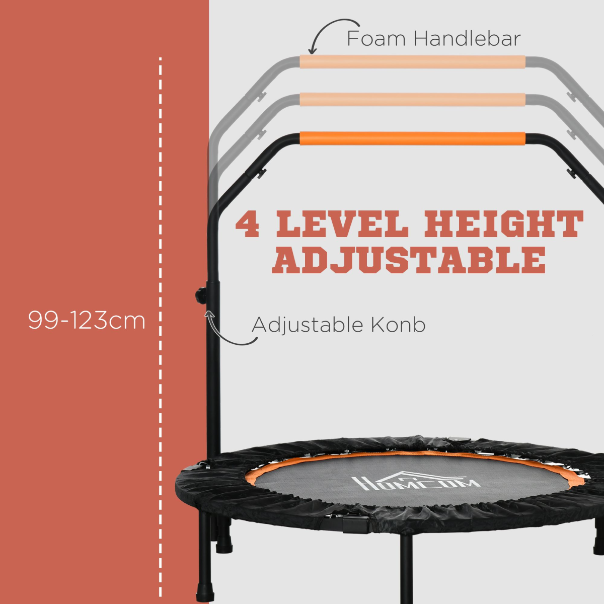 cortex-london-york-40-inch-foldable-mini-fitness-rebounder-adjustable-handle-homcom