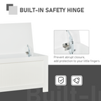Large Storage Box Toy Chest  with Lid & Safety Hinges