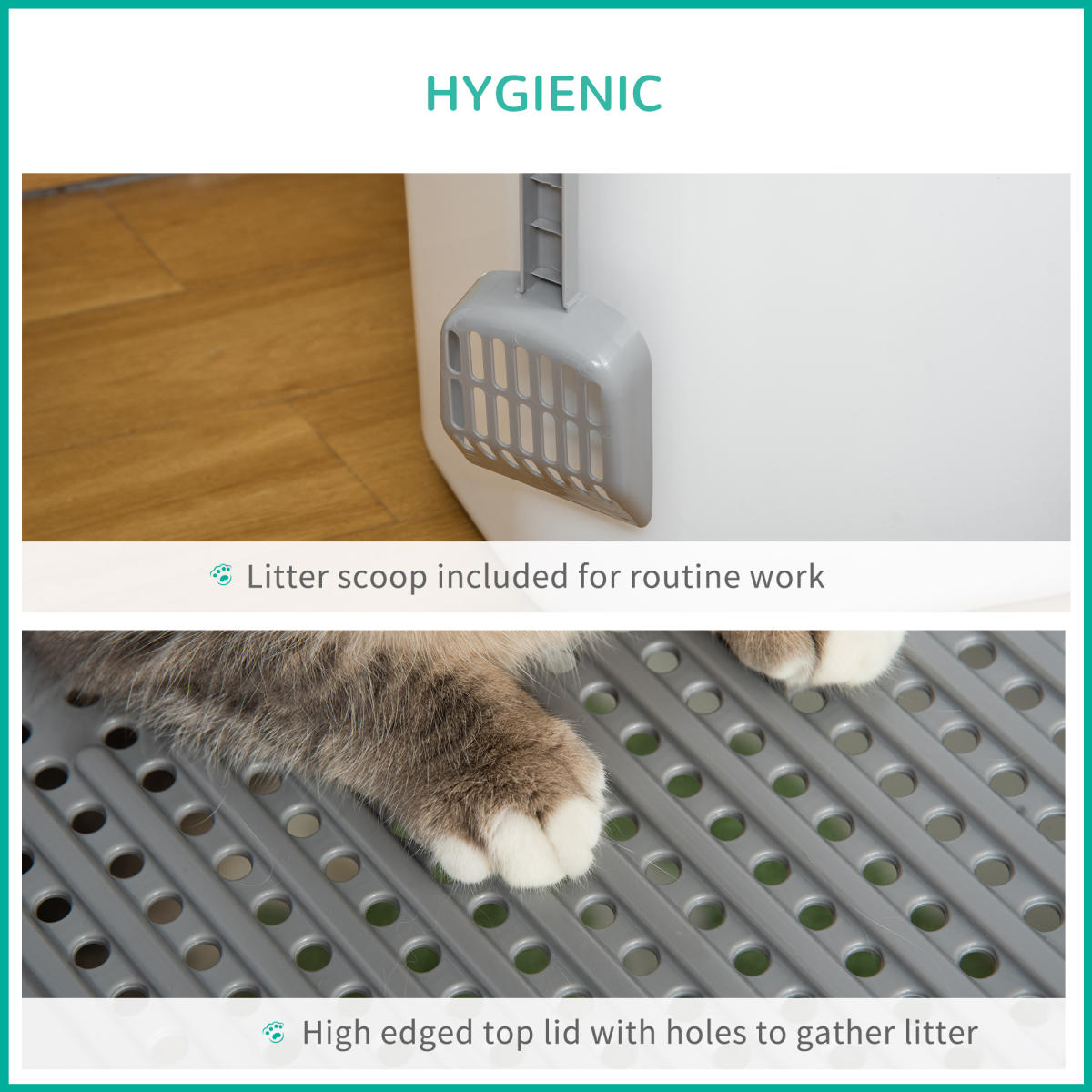 cortex-london-windsor-white-cat-litter-tray-front-entrance-top-exit