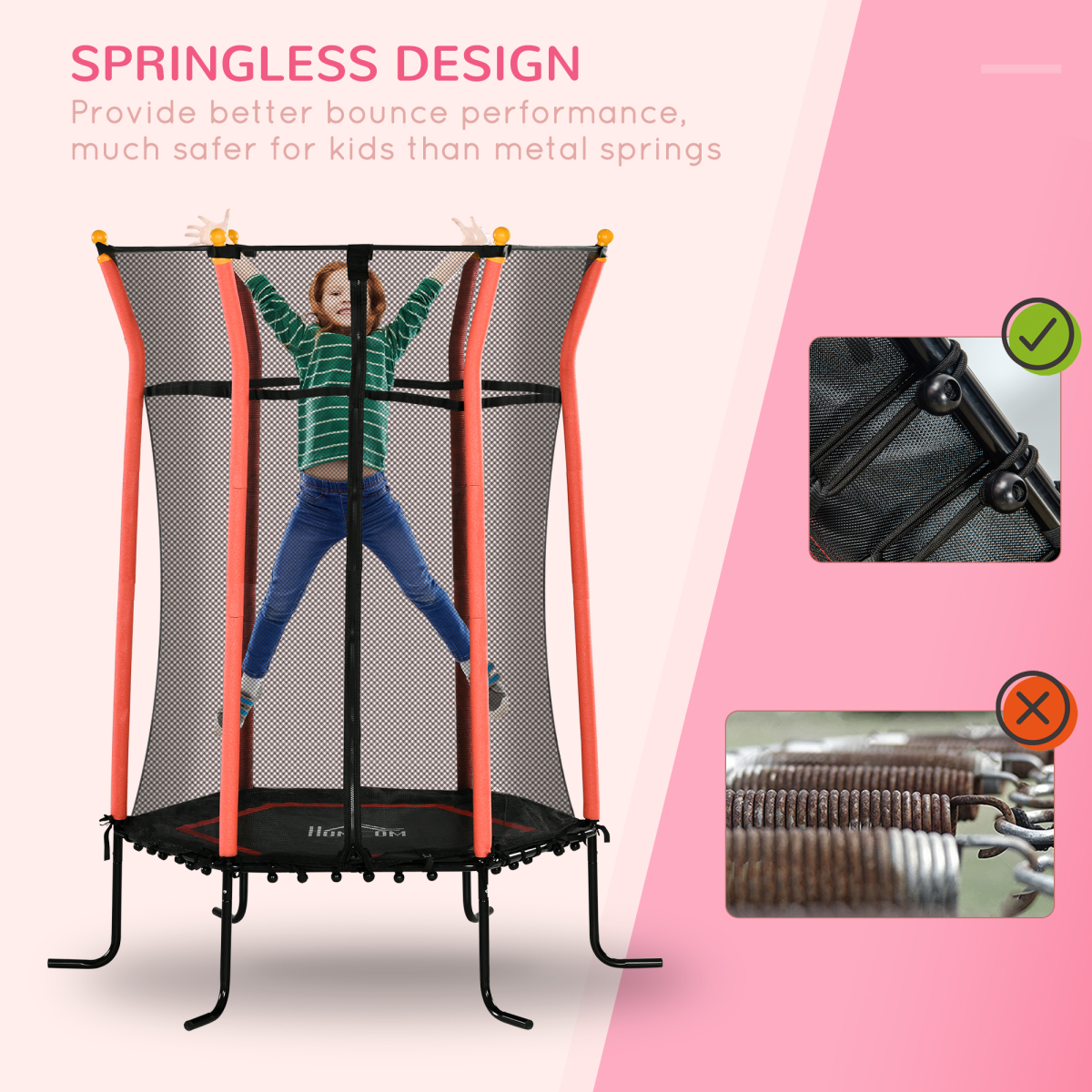 cortex-london-windsor-kids-trampoline-safety-enclosure-red
