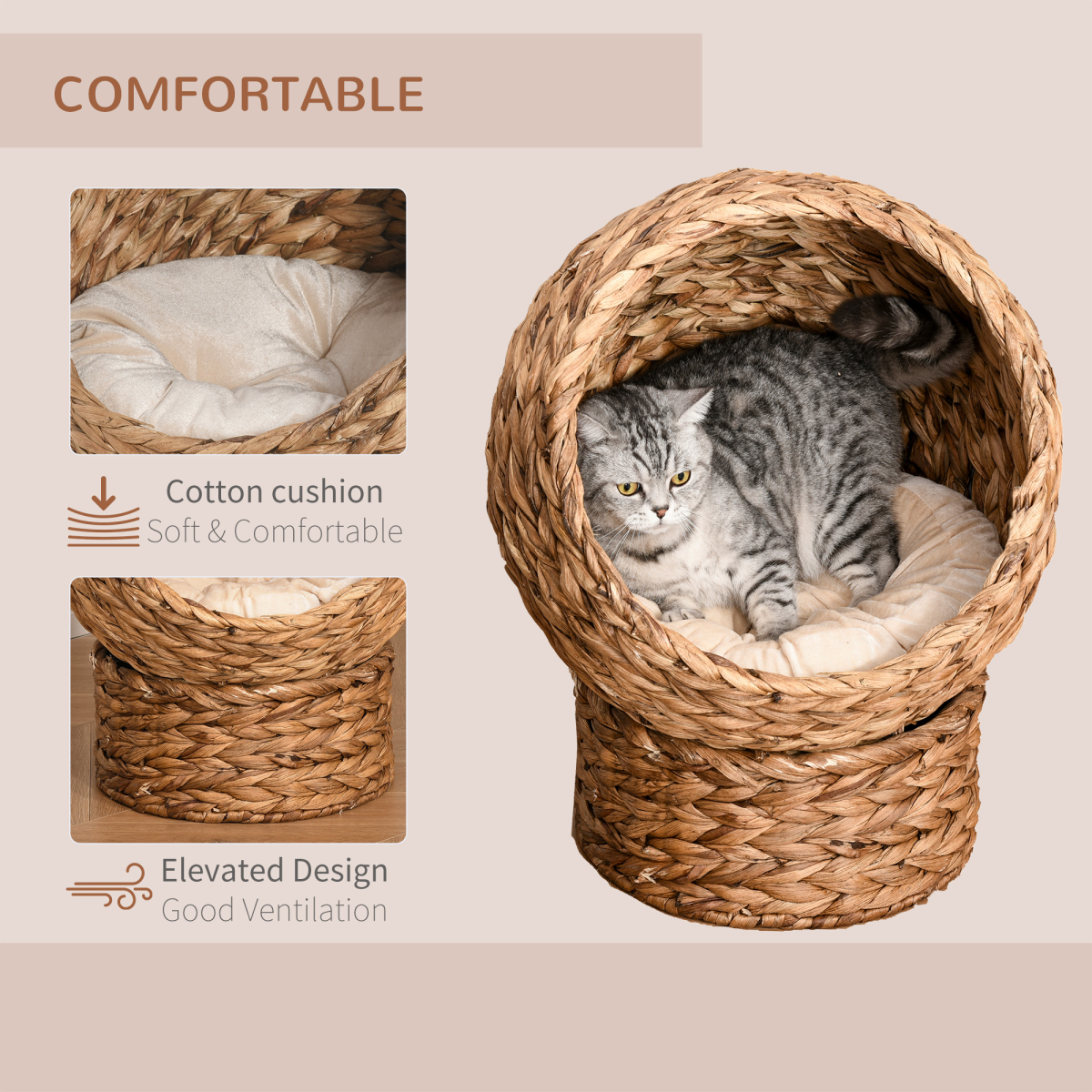 cortex-london-york-wicker-cat-house-raised-cat-bed-water-hyacinth