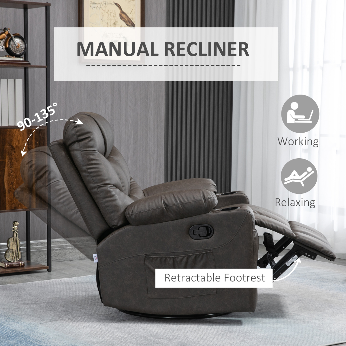 cortex-london-windsor-brown-pu-leather-manual-recliner-chair-with-cup-holders