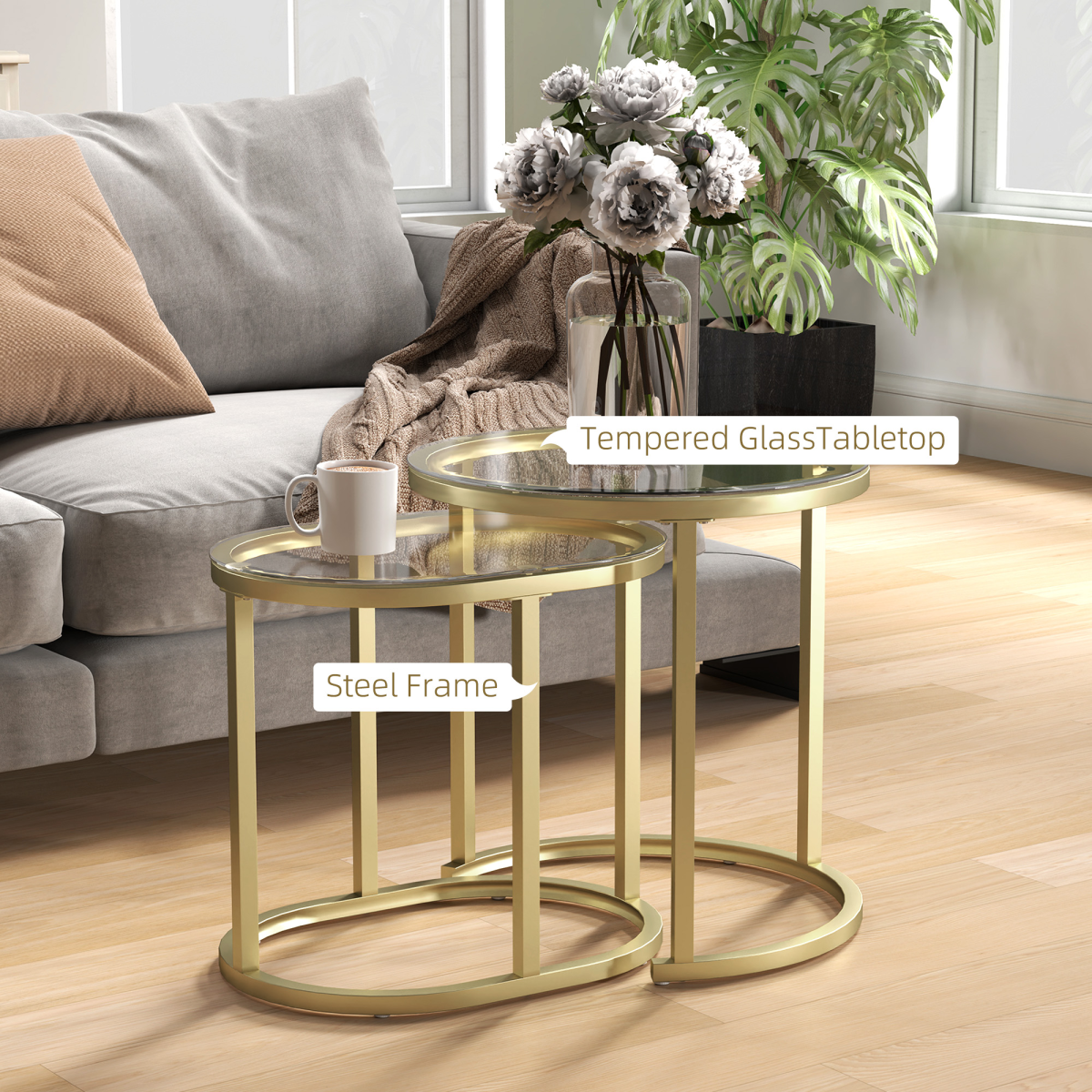 cortex-london-windsor-glass-accent-table-set-round-oblong-tempered-glass-gold-tone-steel