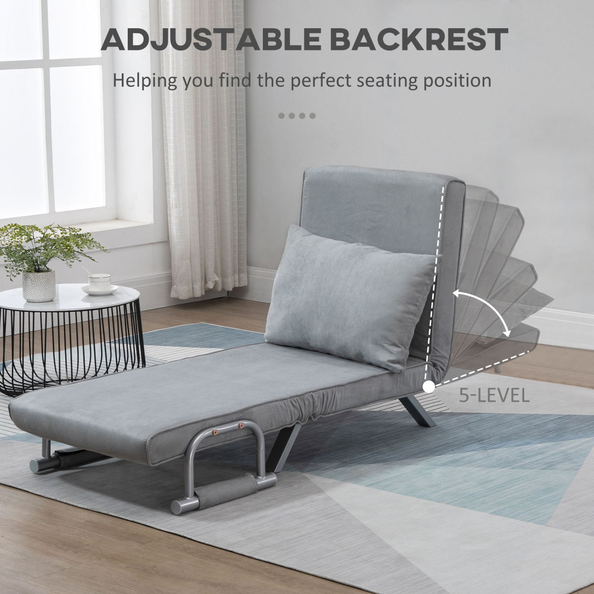 cortex-london-windsor-foldable-sofa-bed-armchair-light-grey-suedette