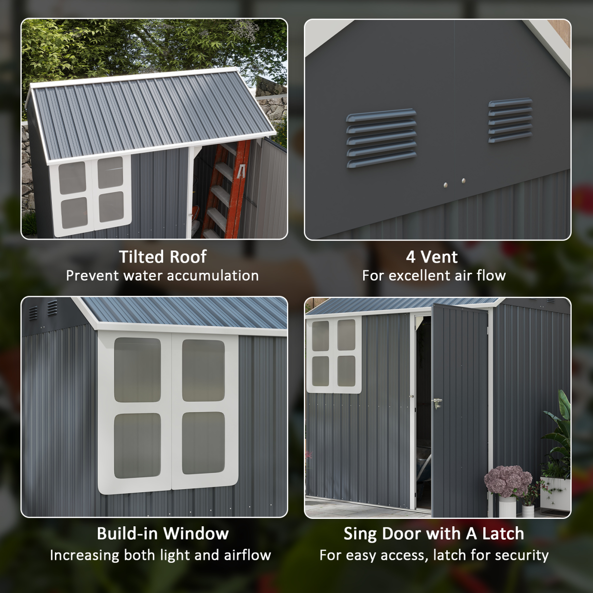 cortex-london-windsor-galvanised-steel-storage-shed-7x6ft-dark-grey-white