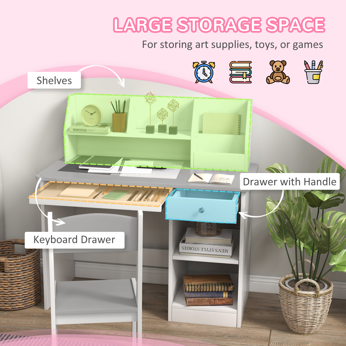 cortex-london-york-kids-desk-and-chair-set-with-storage-grey