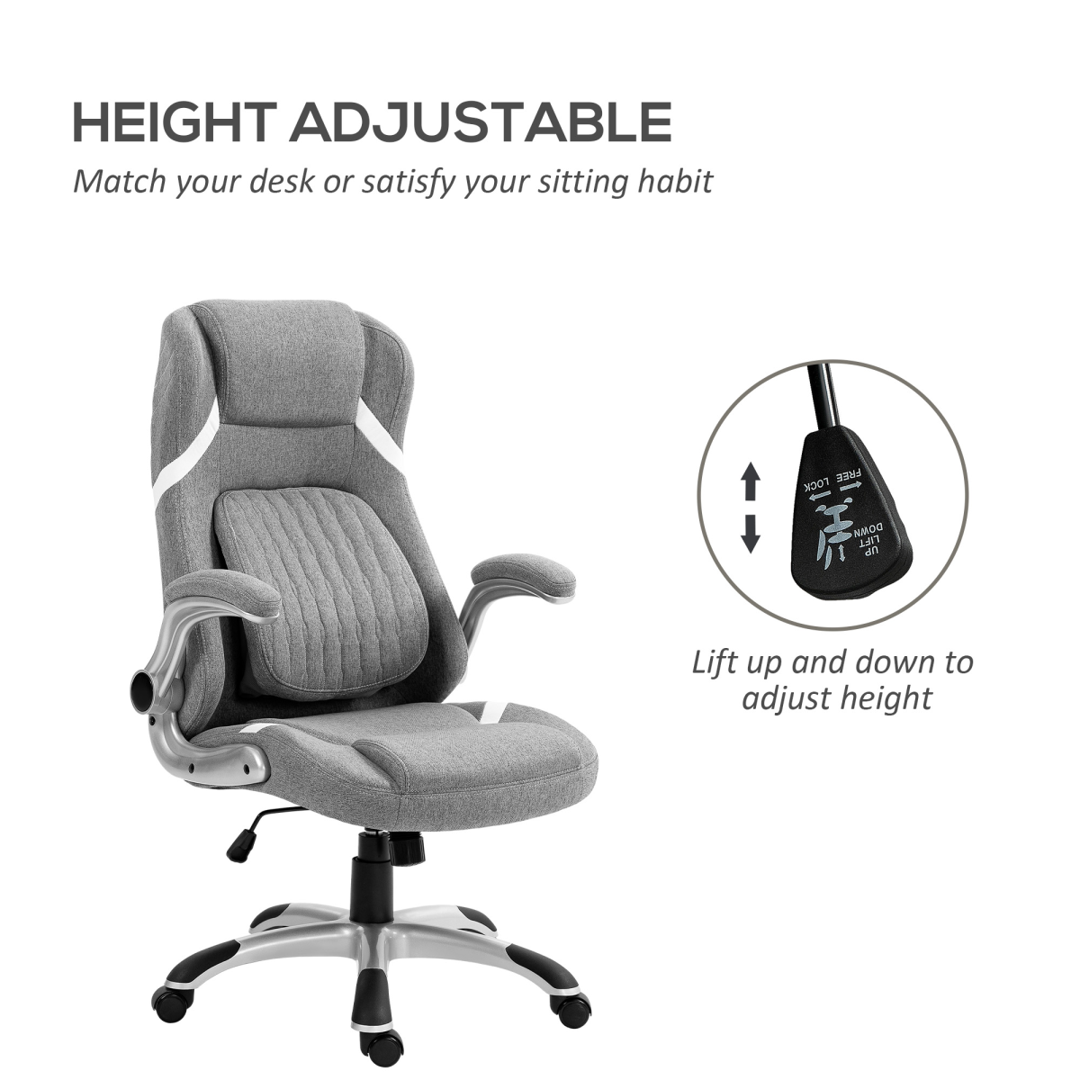 cortex-london-westminster-grey-linen-look-office-chair-adjustable-height