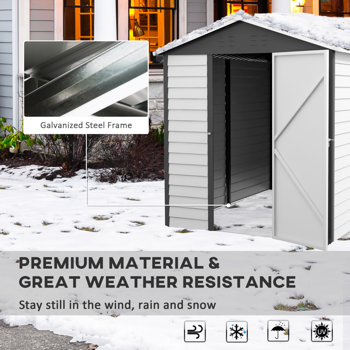 cortex-london-windsor-9x6-galvanised-steel-garden-shed-white-dark-grey