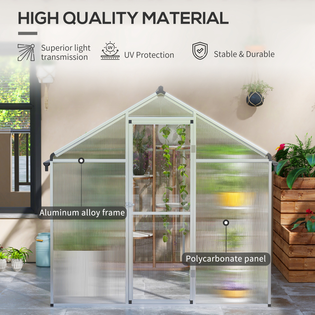 cortex-london-windsor-aluminium-greenhouse-8x6ft-with-polycarbonate-sheets