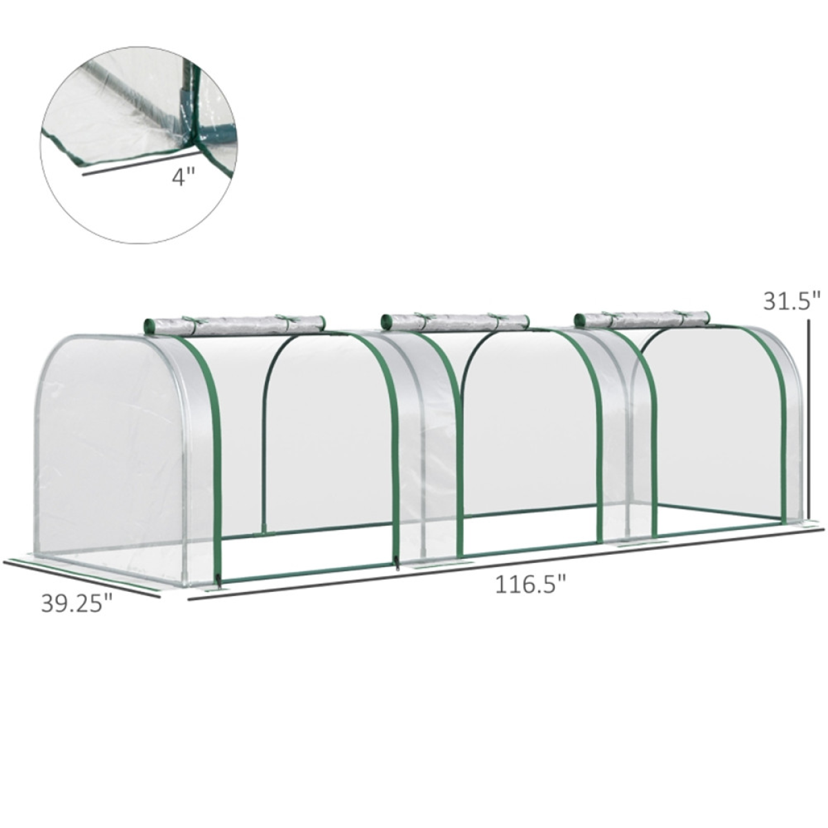 cortex-london-kew-mini-greenhouse-dark-green-clear-pvc-steel