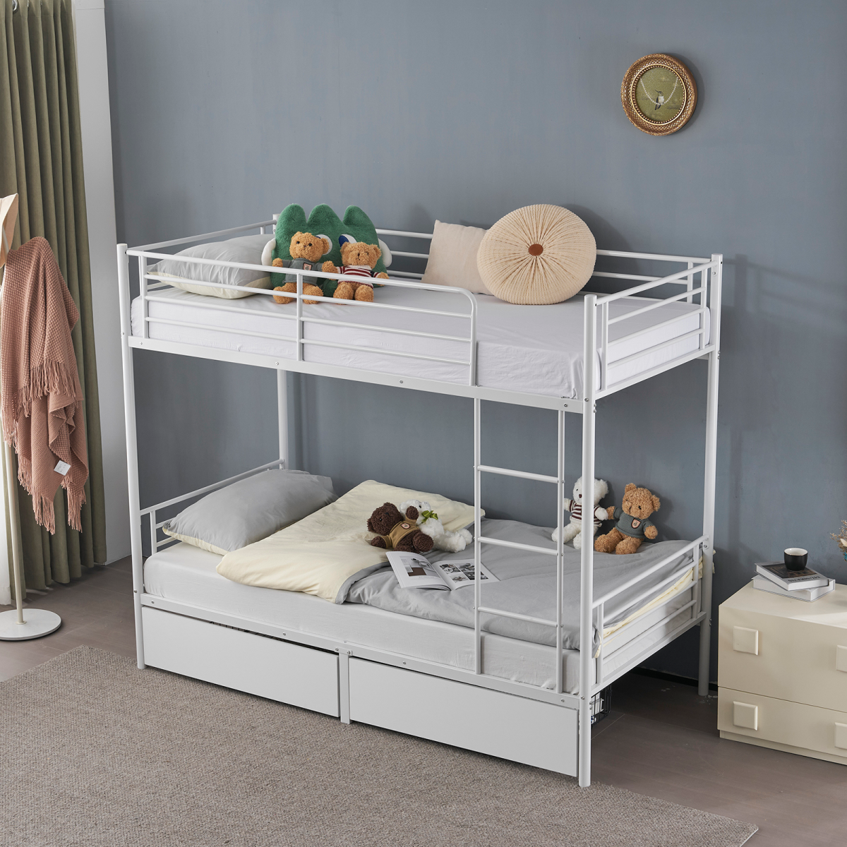 cortex-london-windsor-twin-over-twin-metal-bunk-bed-with-two-storage-drawers