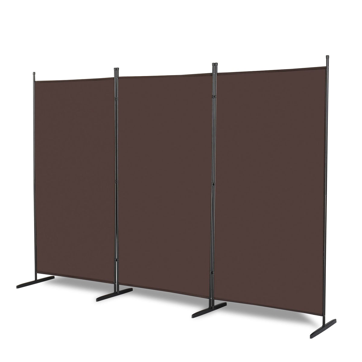 cortex-london-kensington-6ft-trifold-brown-polyester-room-divider-screen