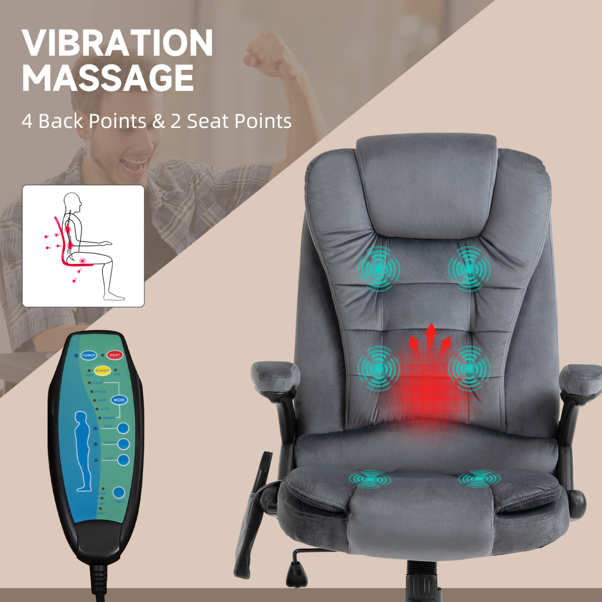 cortex-london-windsor-executive-heated-massage-reclining-chair-grey
