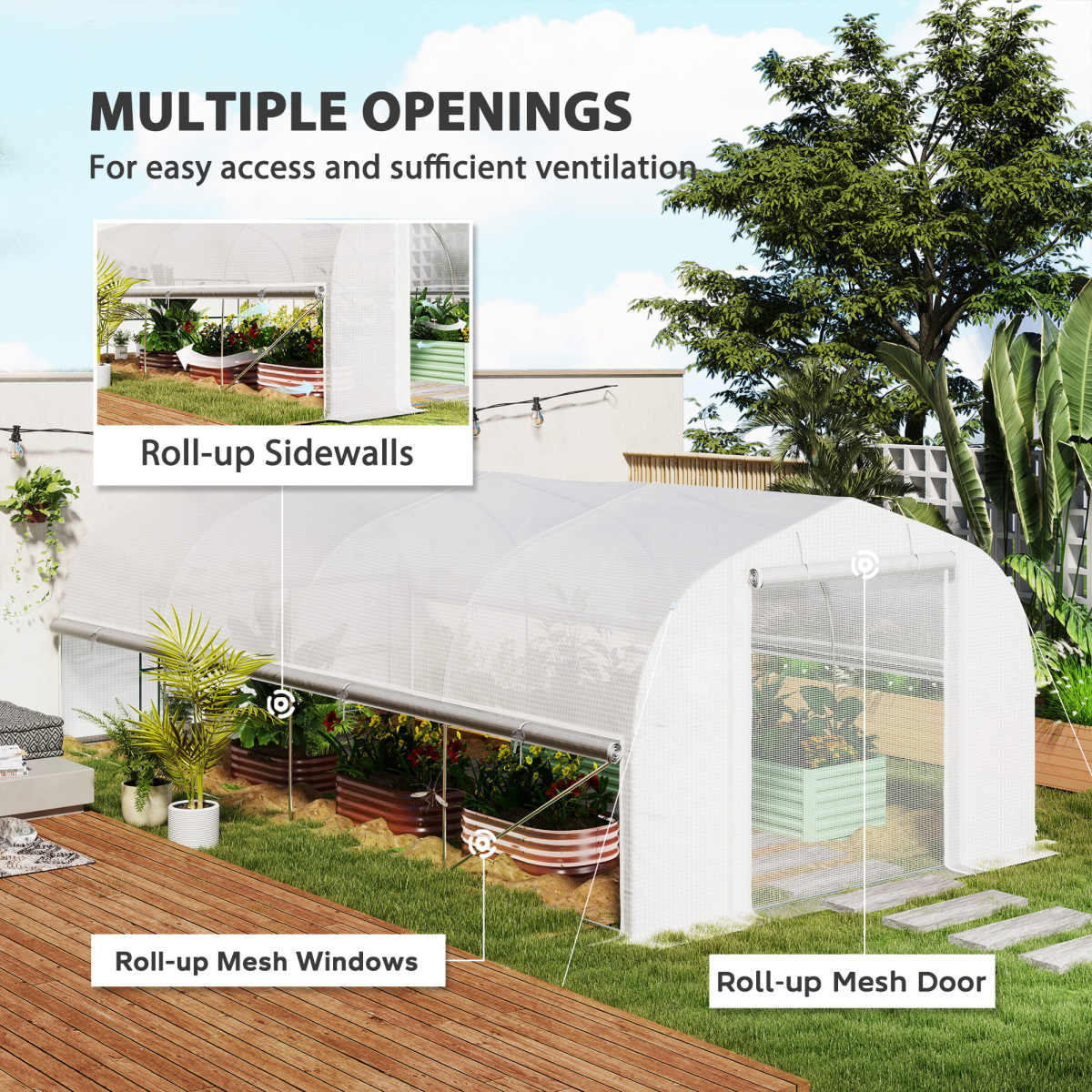 cortex-london-windsor-polytunnel-greenhouse-white-roll-up-sidewalls-mesh-door