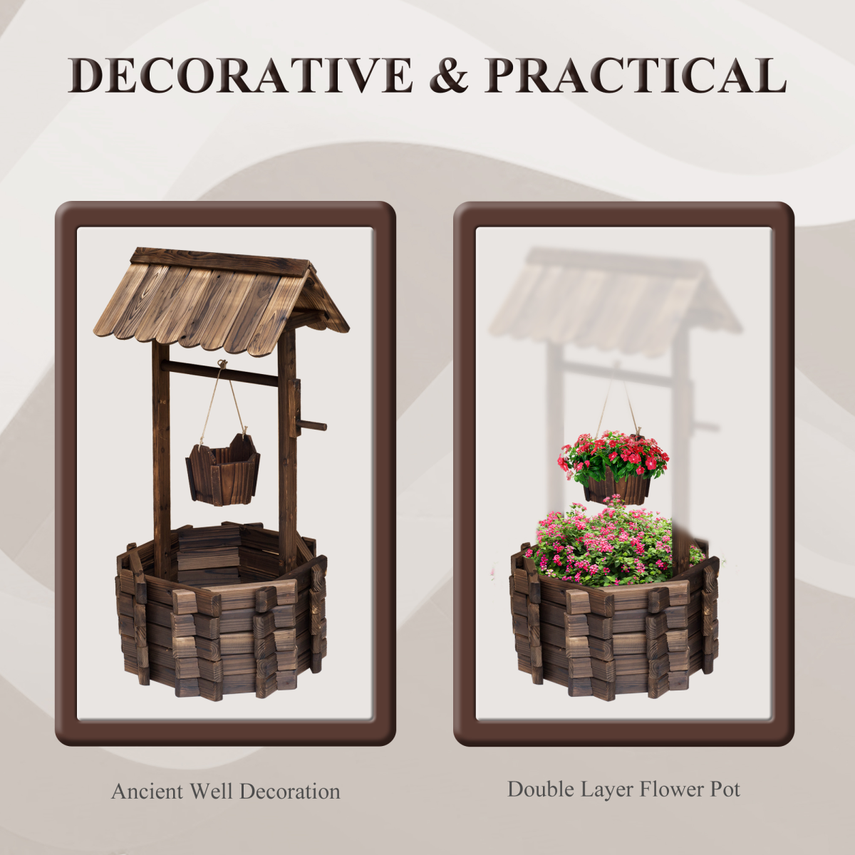 cortex-london-windsor-wishing-well-planter-brown-fir-wood-60lx55wx114h-cm