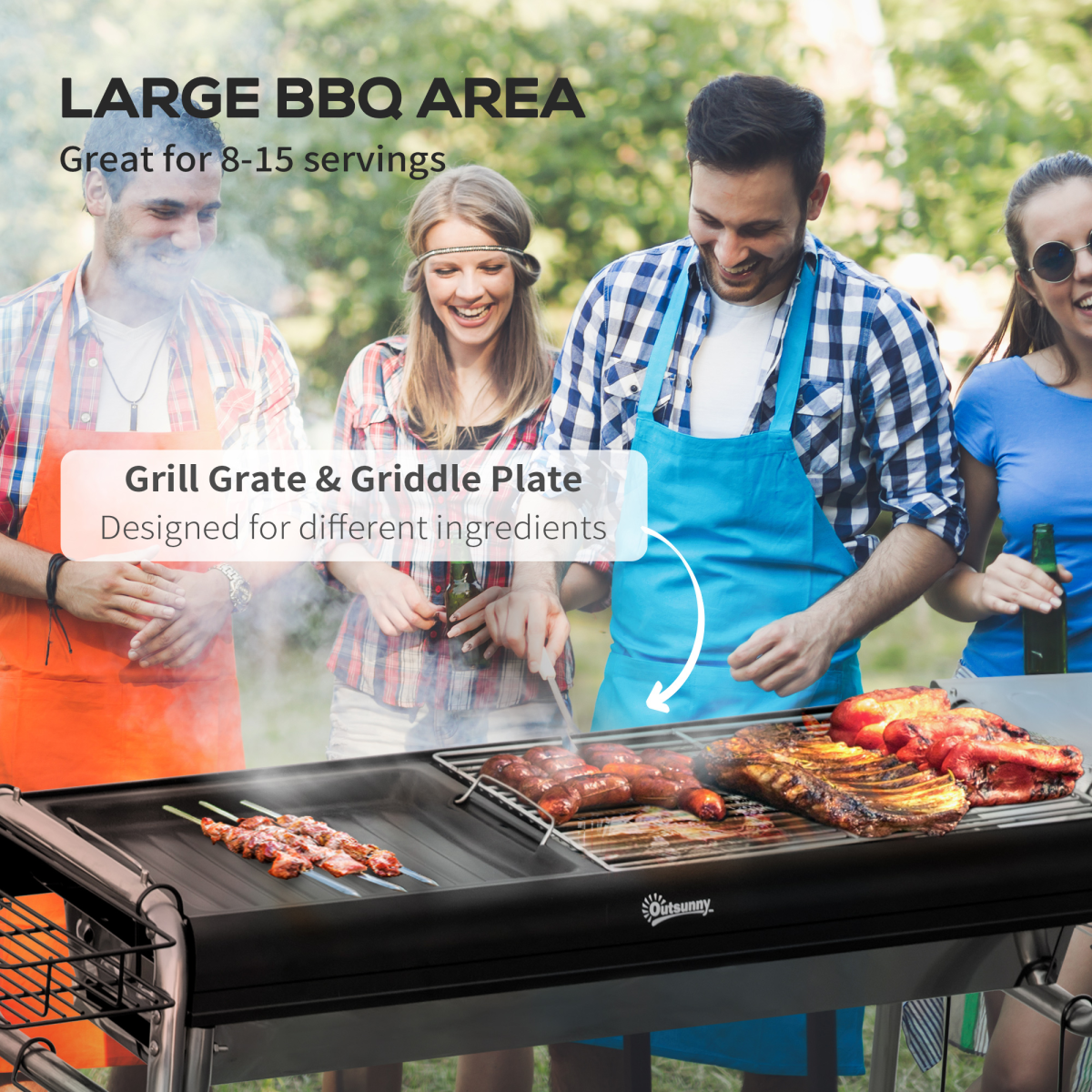 cortex-london-windsor-charcoal-bbq-grill-griddle-plate-black