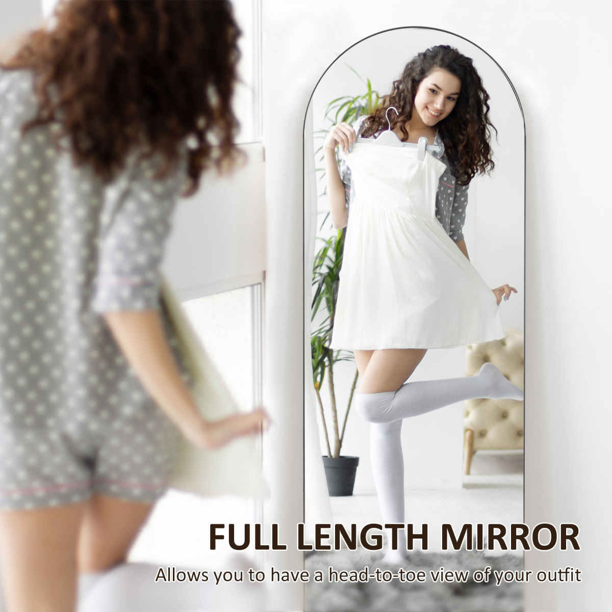 cortex-london-windsor-black-full-length-floor-mirror
