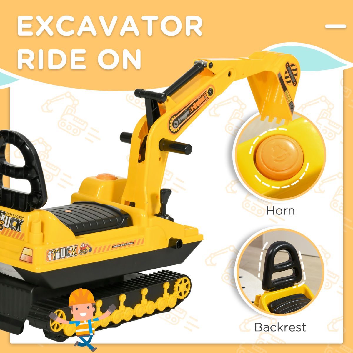 cortex-london-york-excavator-ride-on-toddler-walker-digger-toy