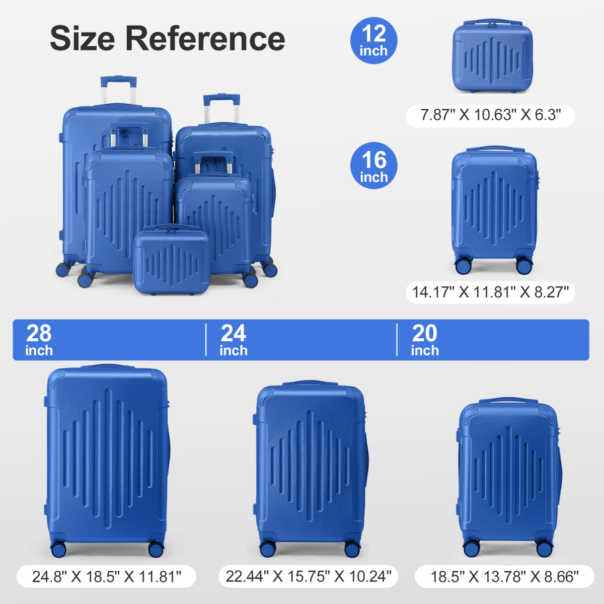 cortex-london-windsor-20-inch-navy-blue-abs-hard-shell-suitcase-diamond-pattern