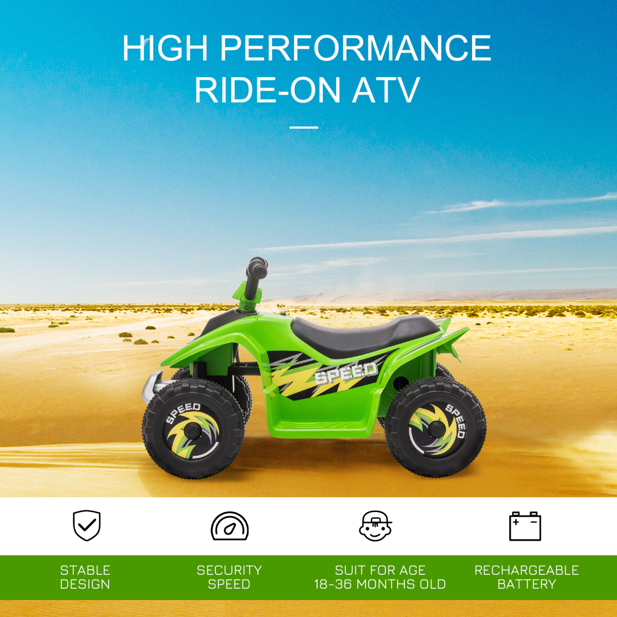 cortex-london-windsor-green-6v-kids-electric-ride-on-car