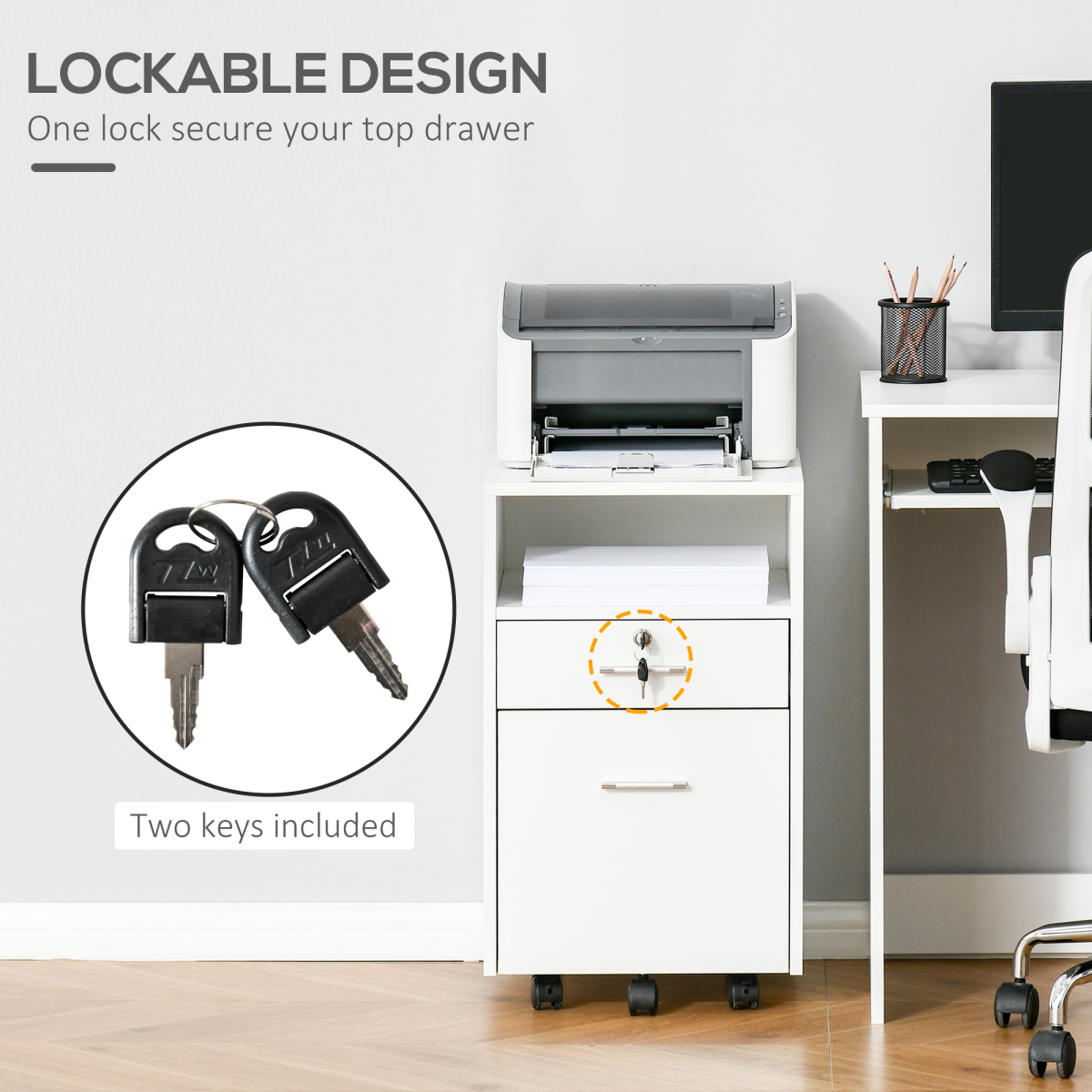 cortex-london-york-mobile-filing-cabinet-lockable-white-five-wheels