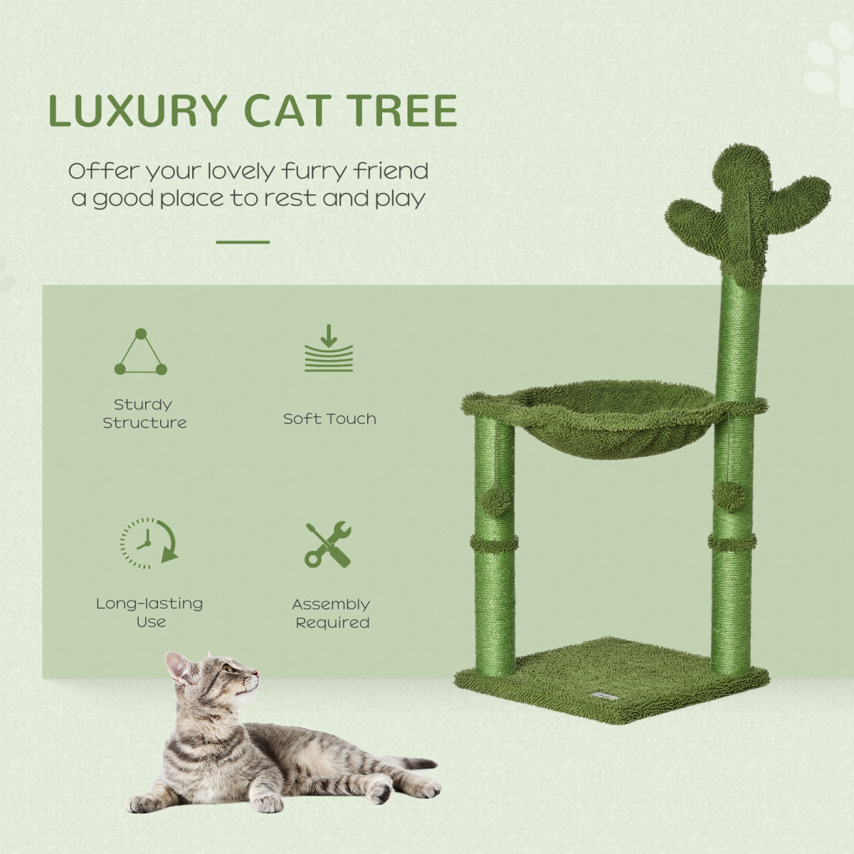 cortex-london-kew-green-cactus-cat-tree-hammock-sisal-scratching-posts