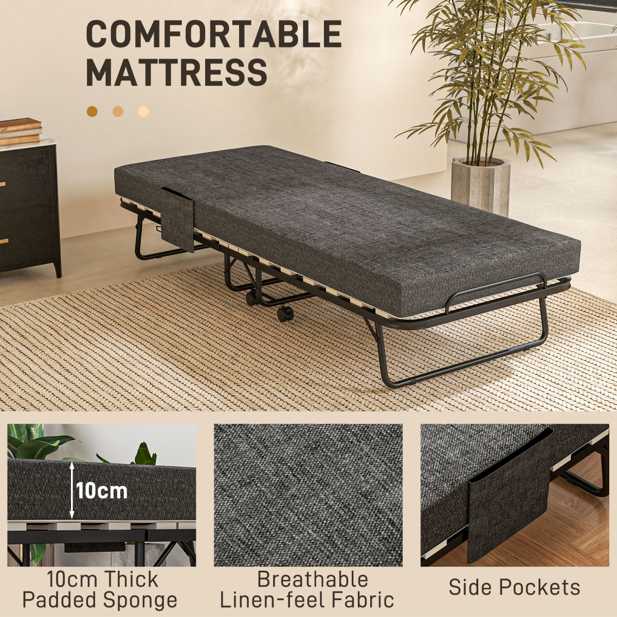 cortex-london-york-folding-guest-bed-with-mattress-cover-dark-grey