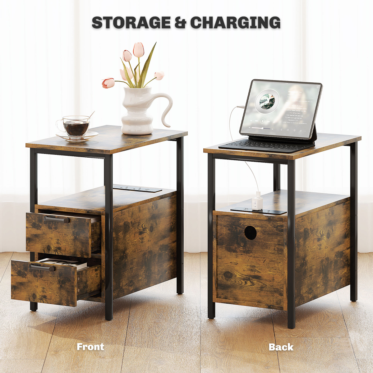 cortex-london-york-charging-bedside-table-rustic-brown
