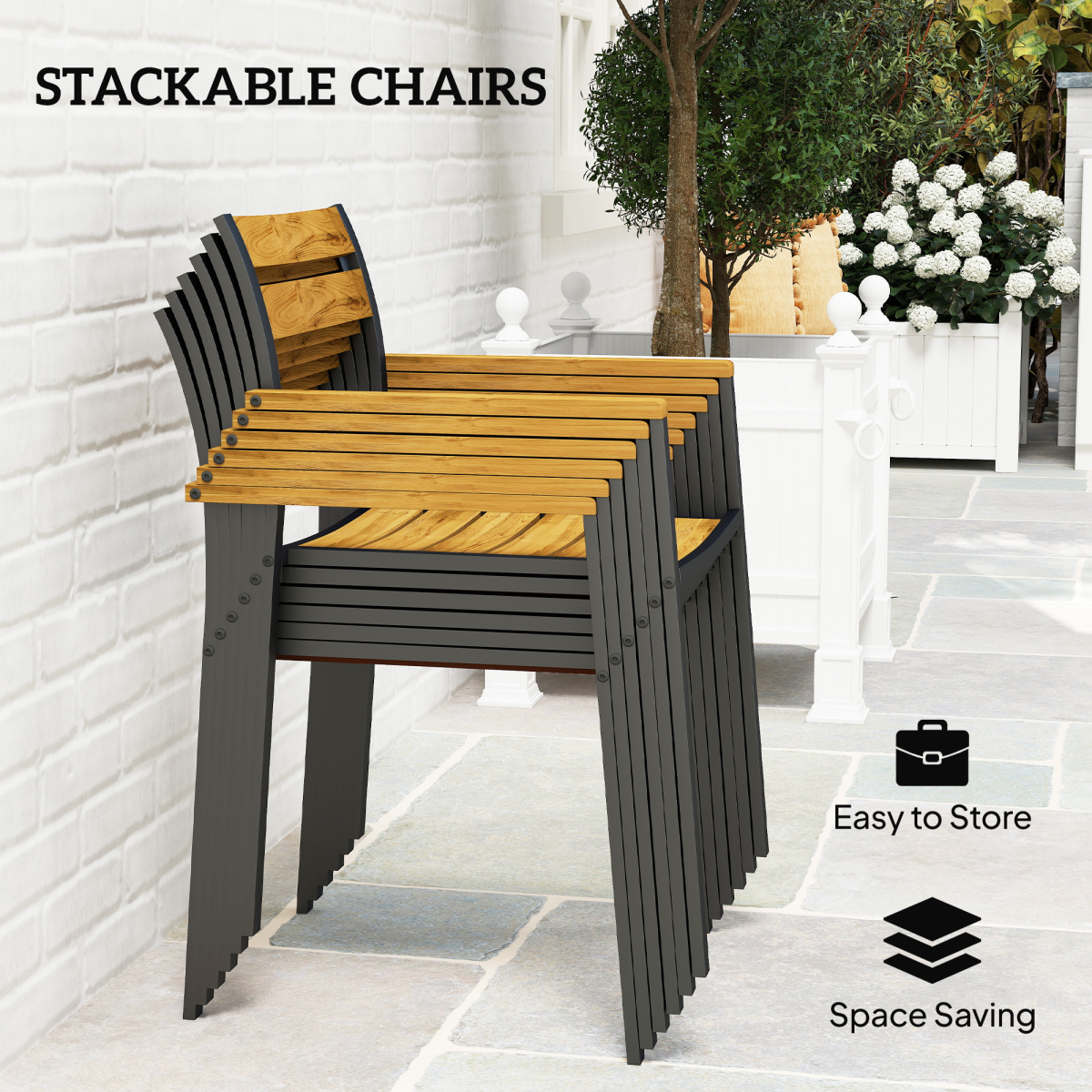 cortex-london-windsor-garden-dining-set-table-6-stackable-chairs-brown