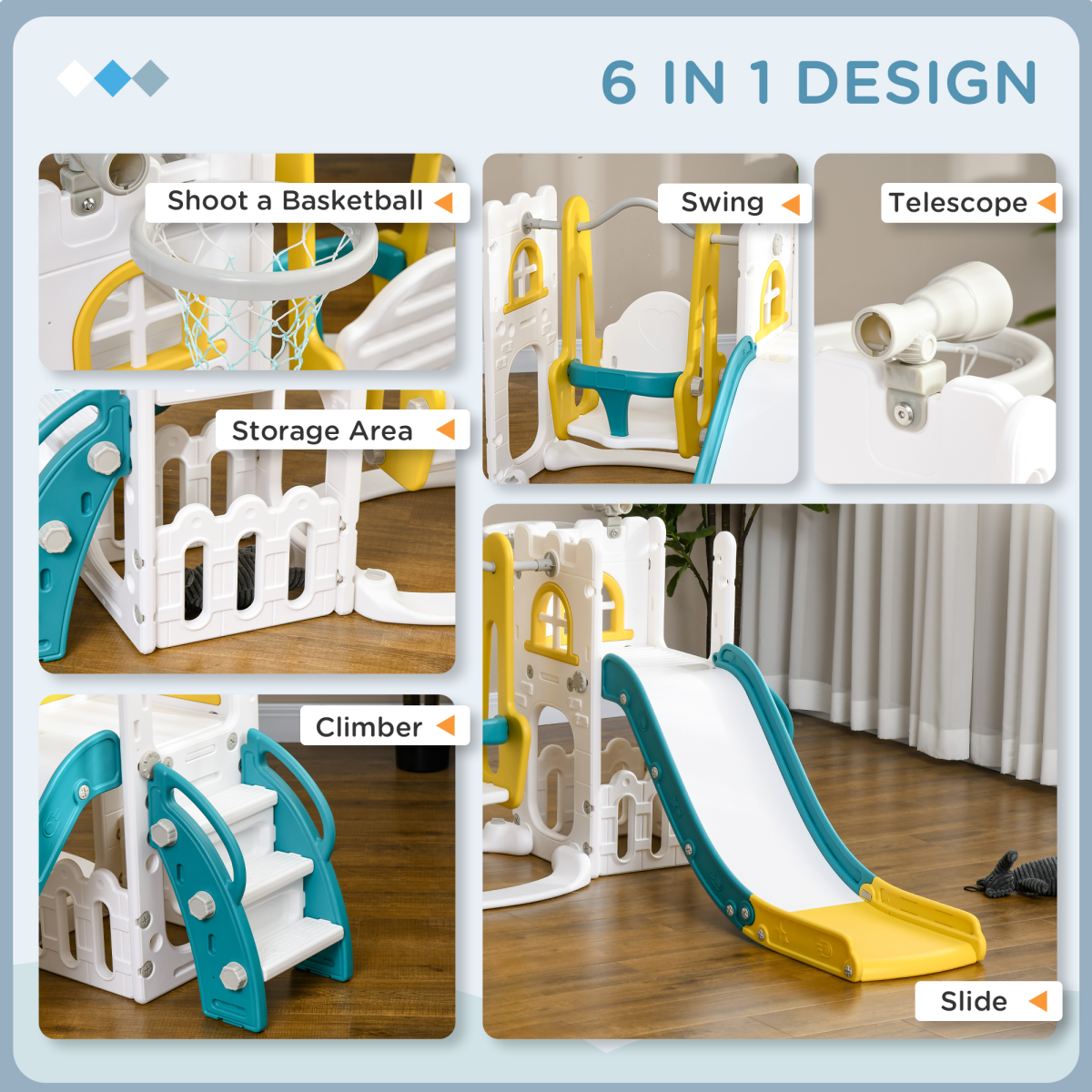 cortex-london-windsor-6-in-1-toddler-climber-playset-yellow