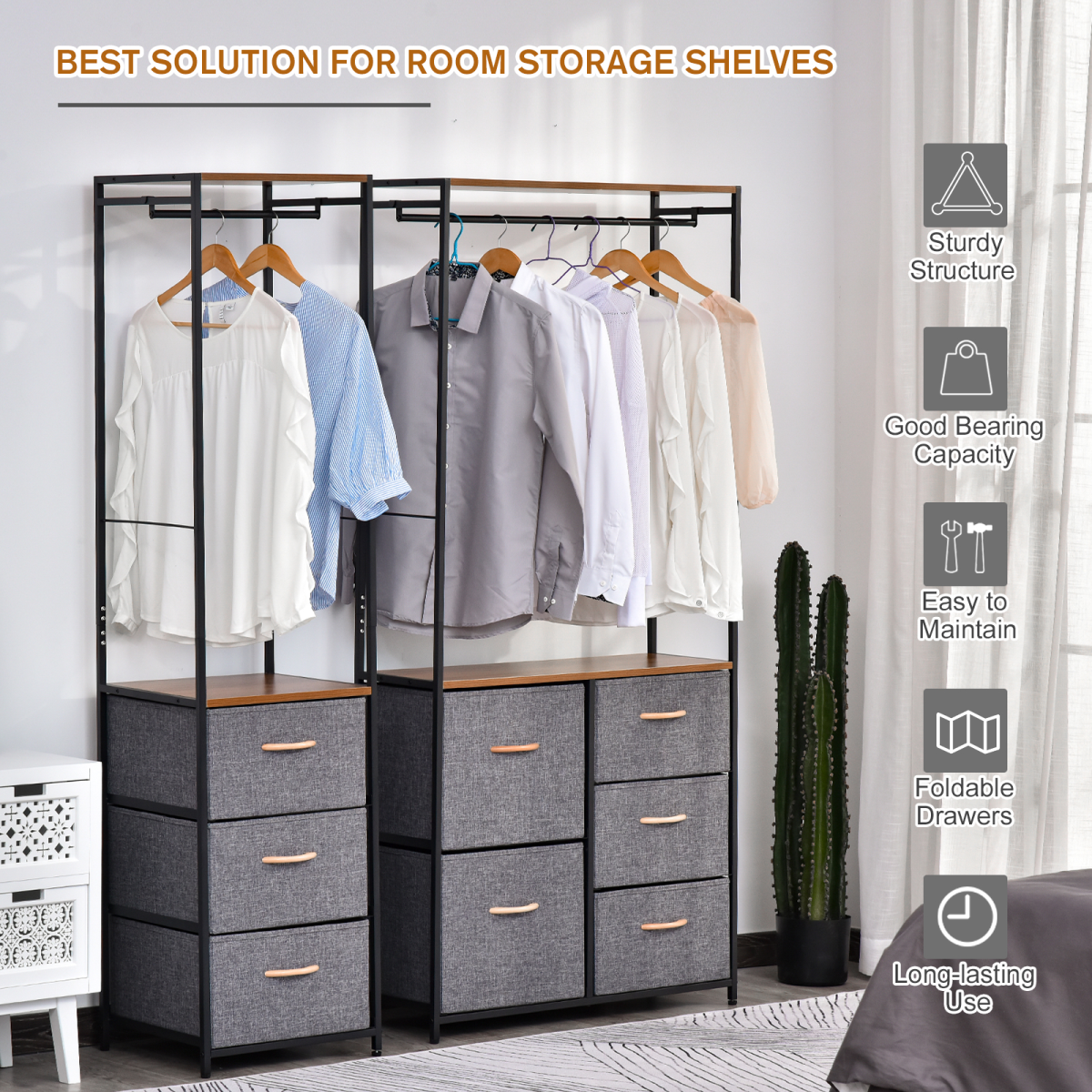 cortex-london-windsor-175x83cm-freestanding-steel-clothes-hanger-storage-unit