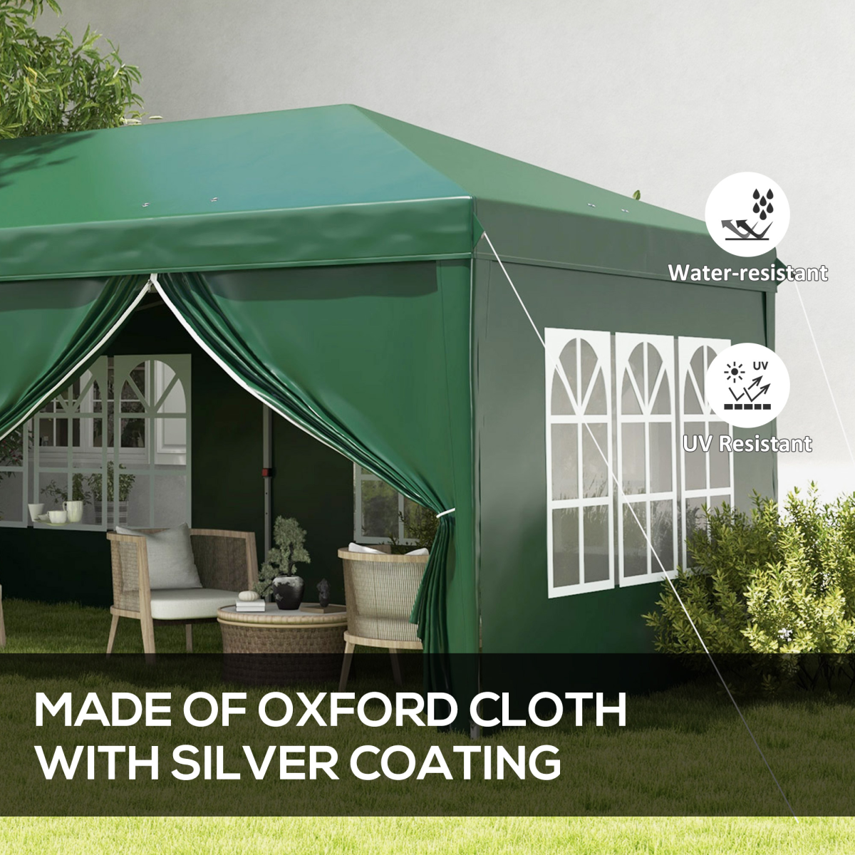 cortex-london-windsor-green-3-x-6m-pop-up-gazebo-party-tent