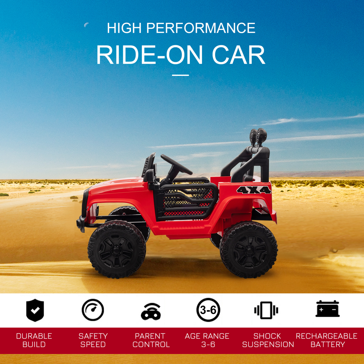 cortex-london-windsor-12v-kids-electric-off-road-truck-red-remote-control