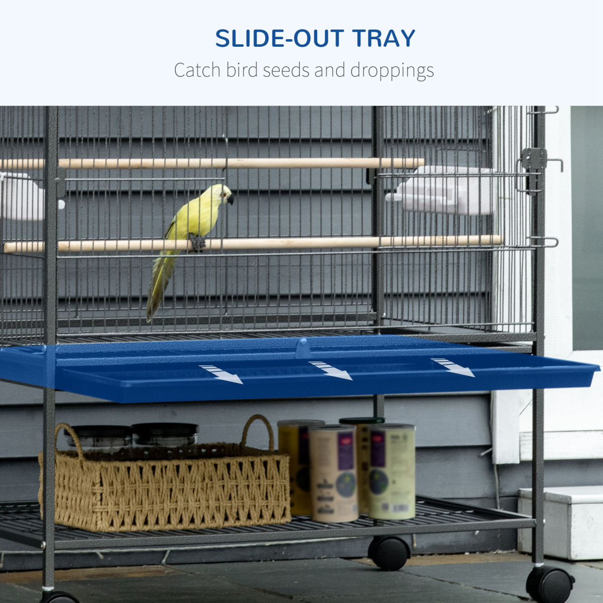 cortex-london-windsor-bird-aviary-cage-rolling-stand-grey