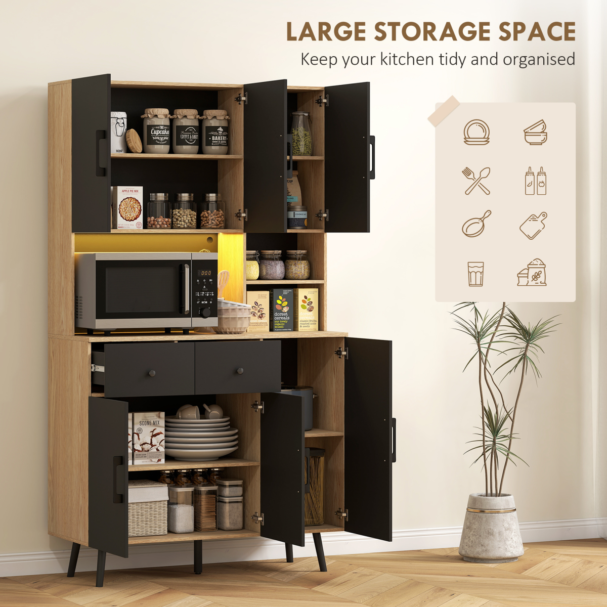 cortex-london-windsor-oak-led-kitchen-storage-cupboard