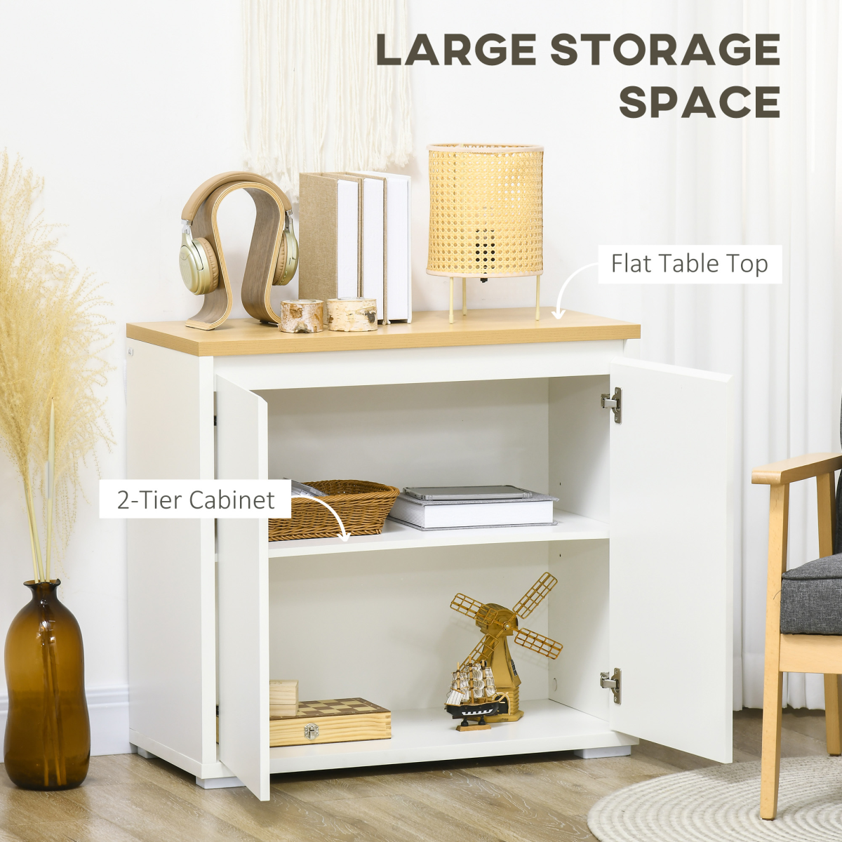 cortex-london-windsor-white-sideboard-cabinet-adjustable-shelf