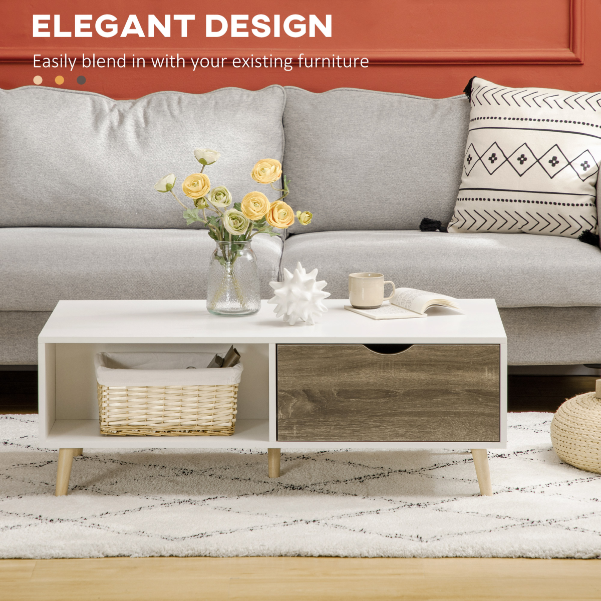 cortex-london-york-white-coffee-table-storage-shelves-two-drawers-wood-effect