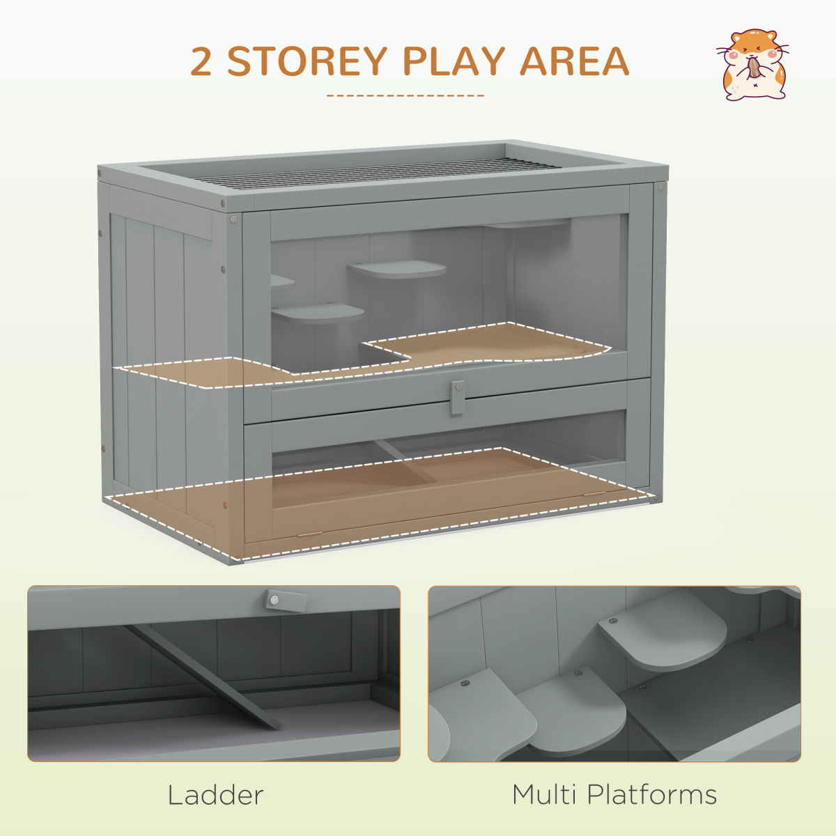 cortex-london-windsor-two-level-fir-wood-hamster-cage-grey