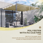 cortex-london-windsor-outsunny-4-x-3m-pergola-replacement-canopy-beige