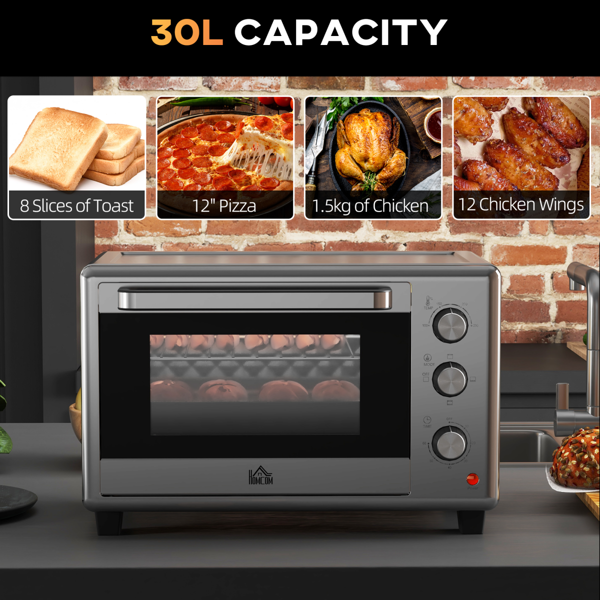 cortex-london-york-30l-mini-oven-silver-1600w
