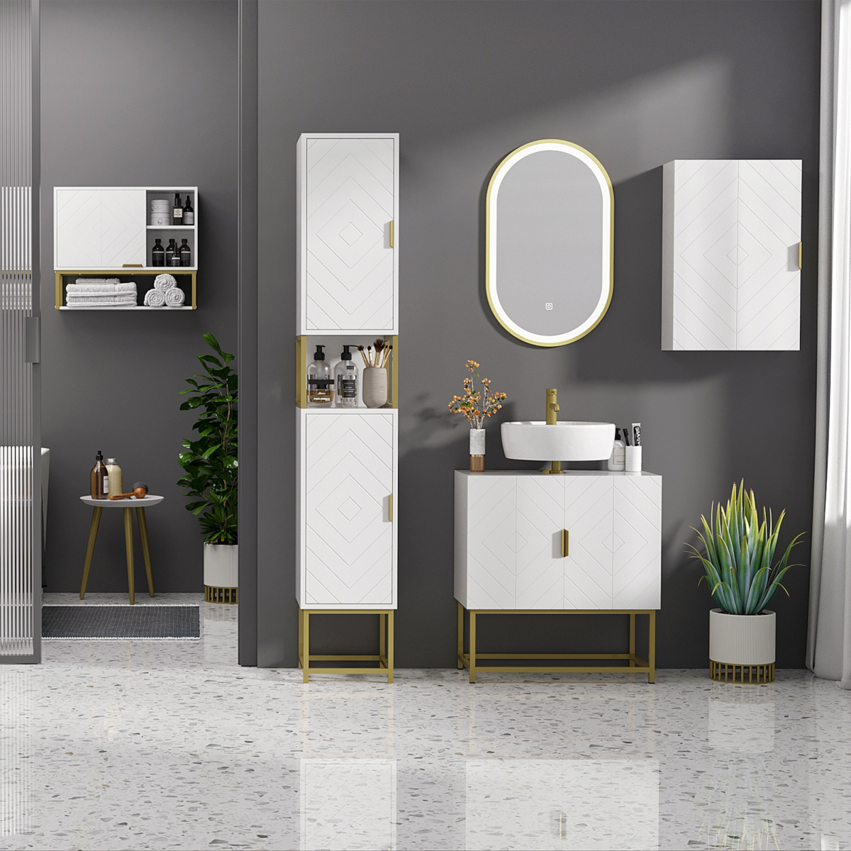 cortex-london-windsor-white-freestanding-bathroom-cabinet-two-doors-adjustable-shelf