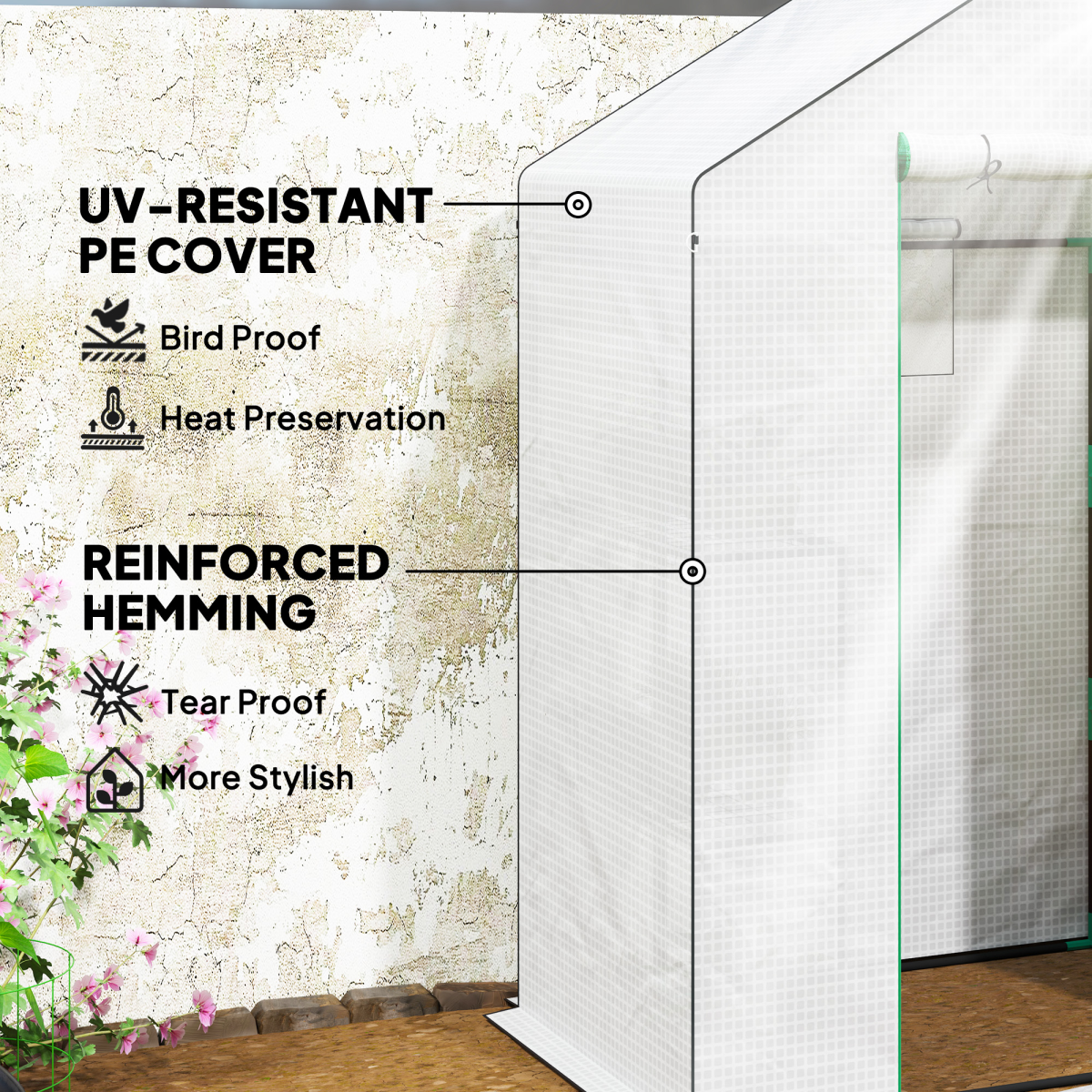 cortex-london-kew-garden-walk-in-greenhouse-with-four-shelves-white