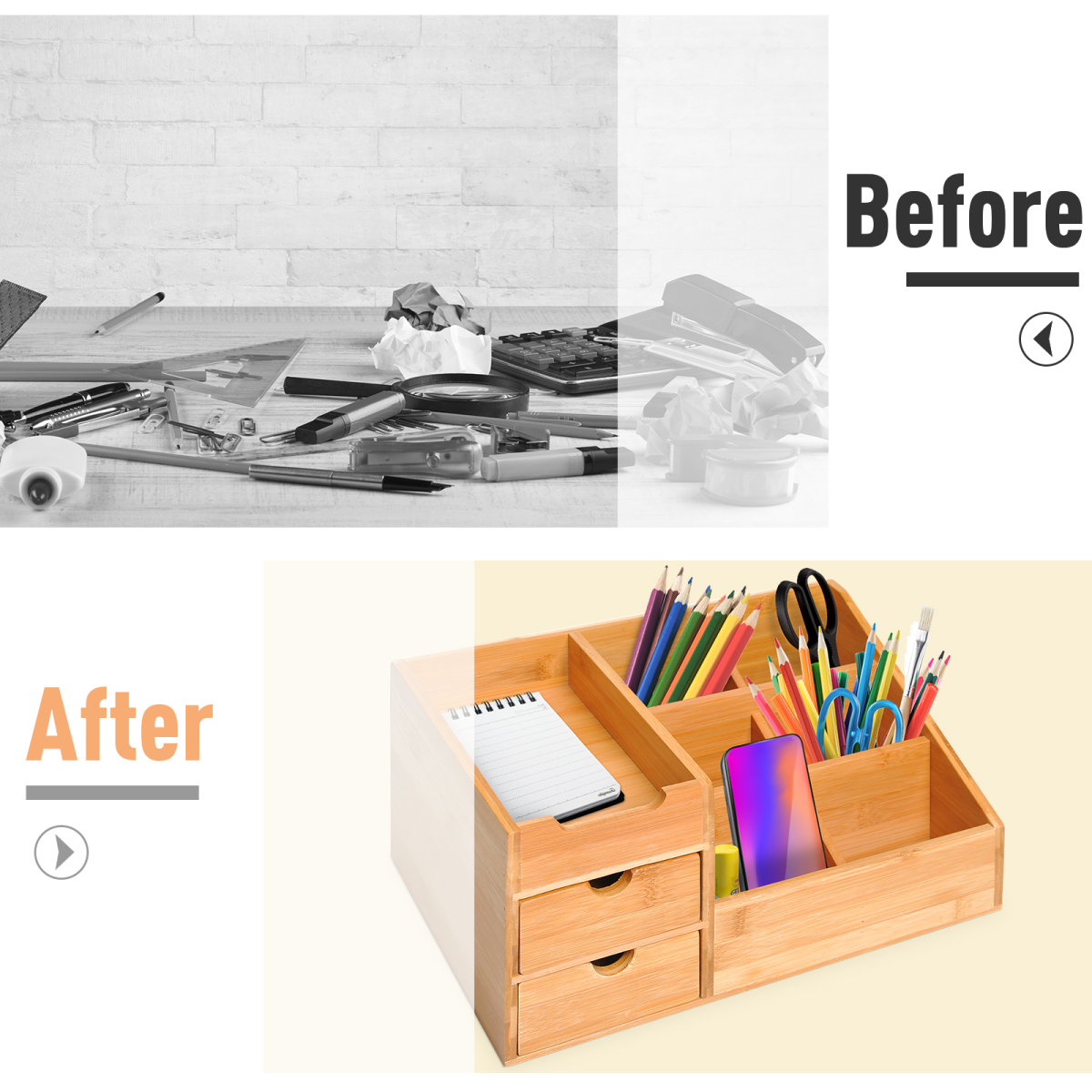 cortex-london-kensington-bamboo-desktop-organiser-two-drawers-seven-compartments
