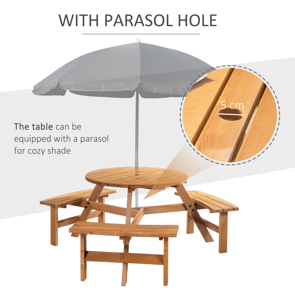 cortex-london-windsor-round-garden-table-three-attached-benches-fir-wood