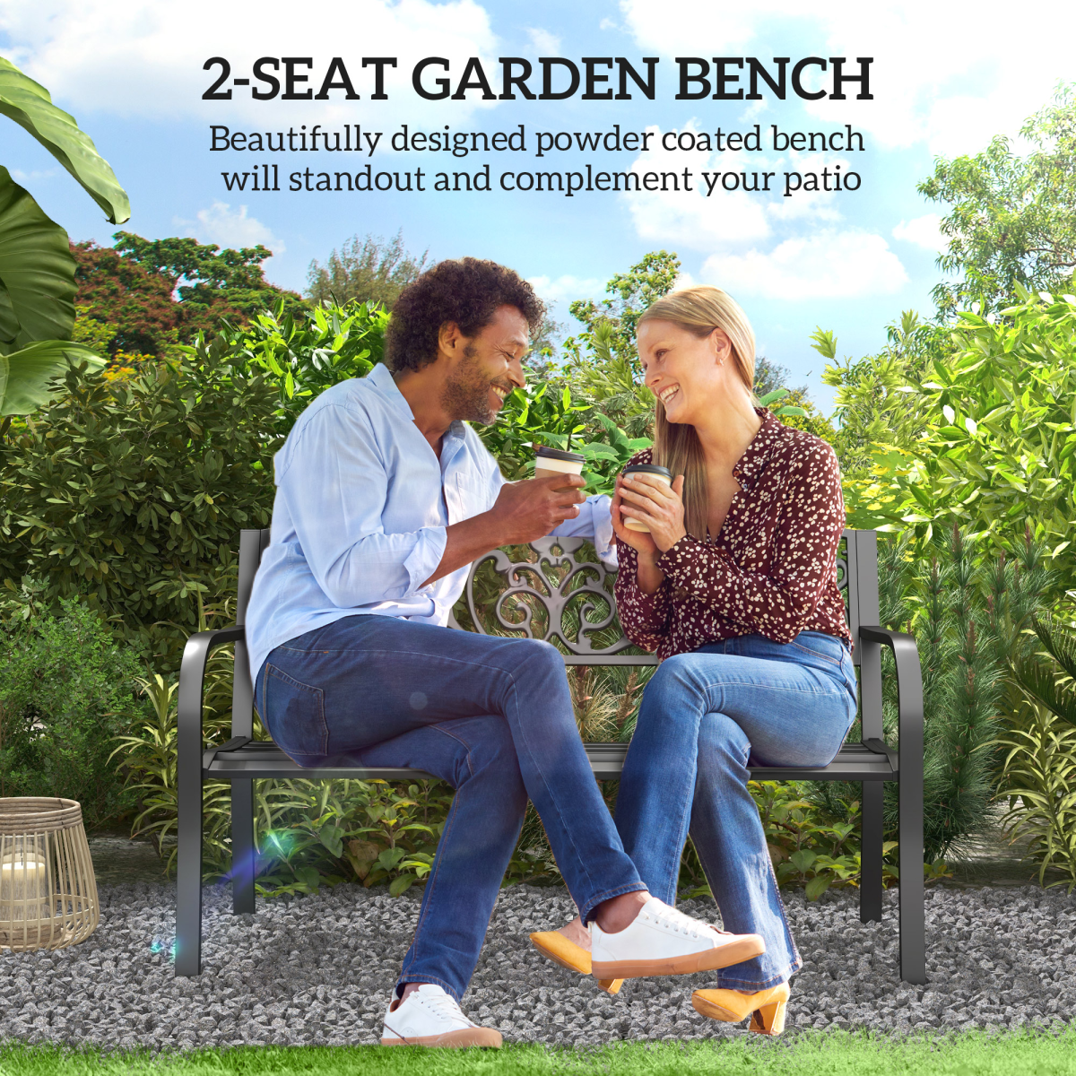 cortex-london-windsor-two-seater-steel-garden-bench-black-floral-backrest