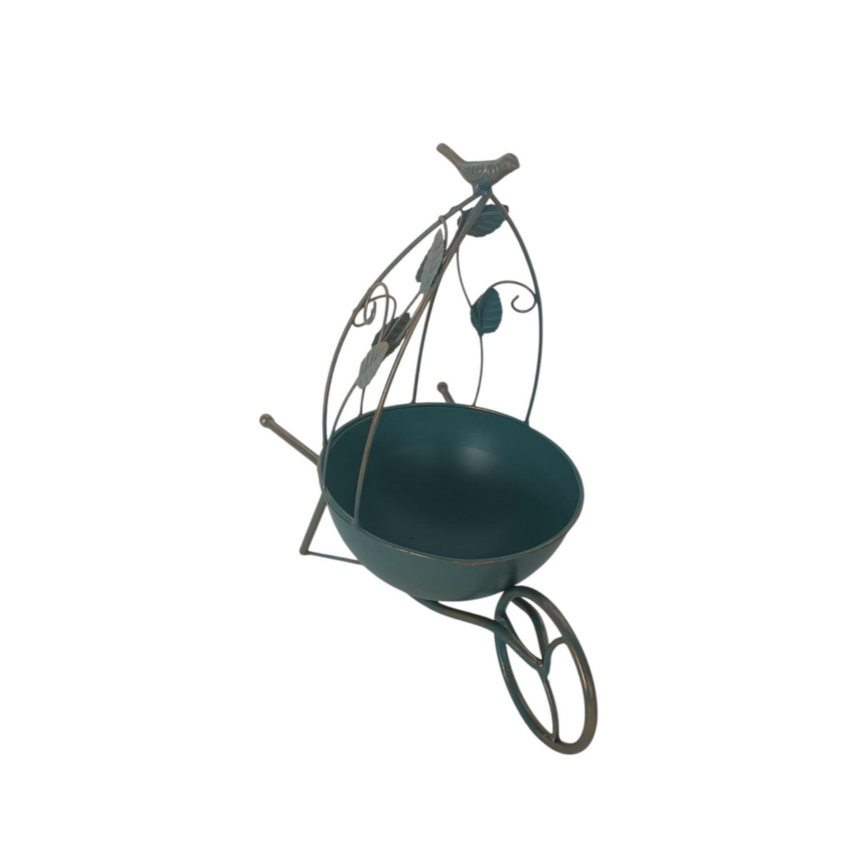cortex-london-kensington-blue-36cm-metal-garden-planter