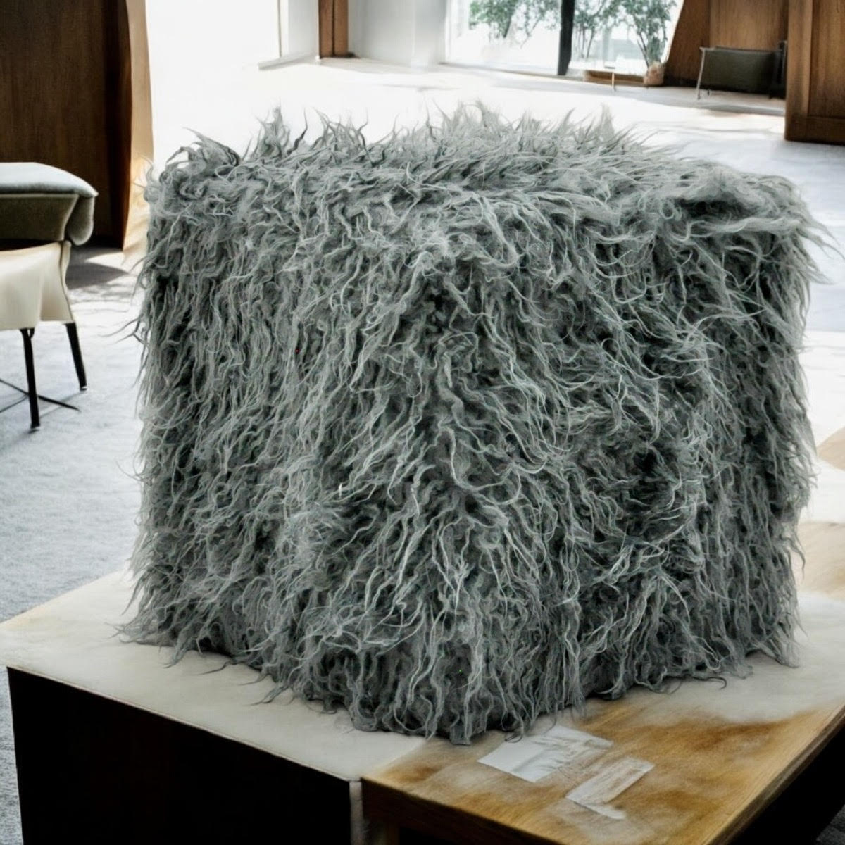 cortex-london-york-dark-grey-faux-fur-cube-ottoman-footstool