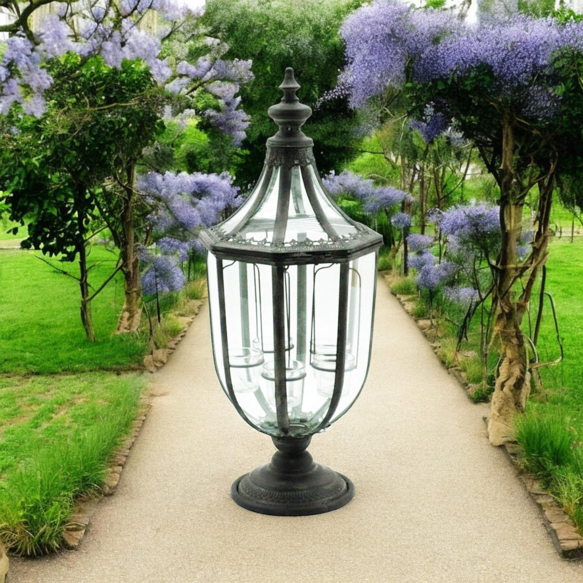cortex-london-york-77cm-grey-metal-glass-candle-lantern